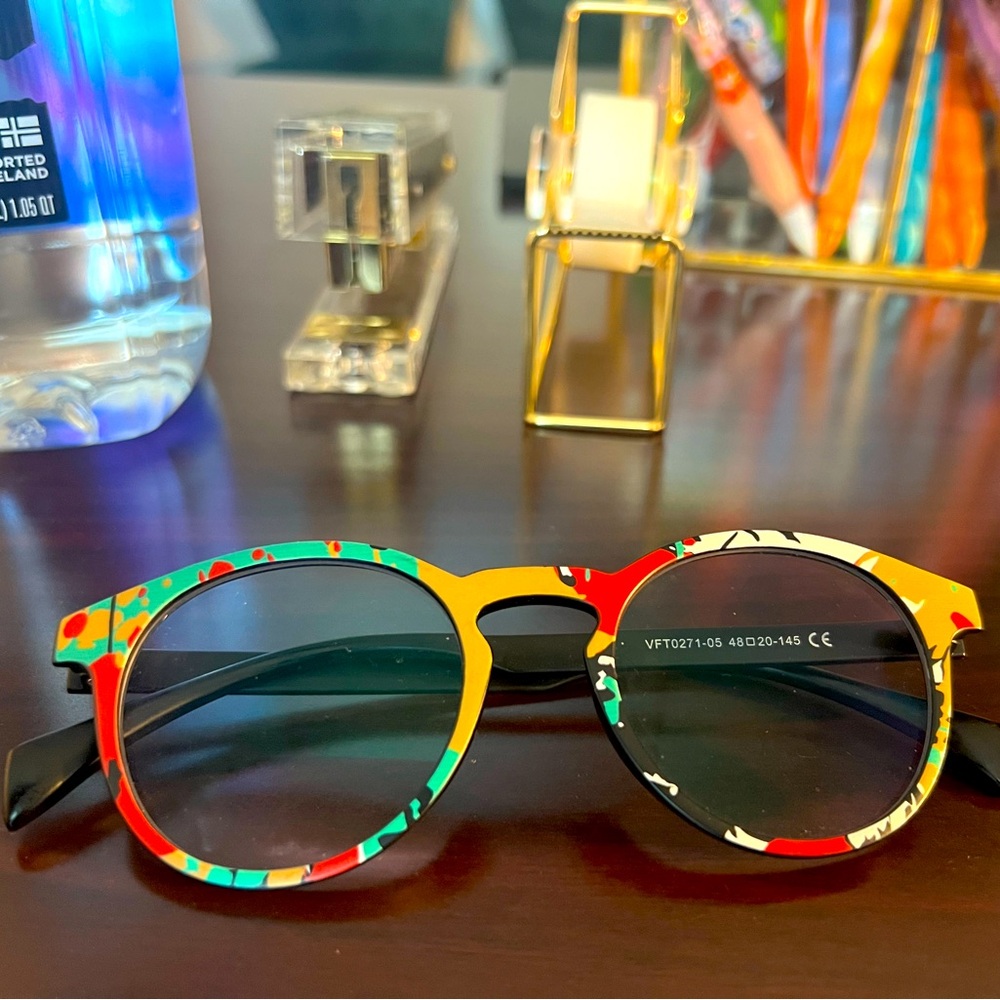 Fun colorful blue light glasses 📚👓